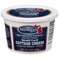 Michigan Brand Cottage Cheese, Small Curd, 4% Milkfat Minimum