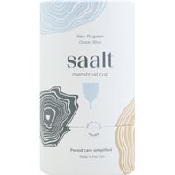 Saalt Menstrual Cup, Ocean Blue, Regular