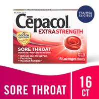 CEPACOL® Cepacol Maximum Strength Throat Drop Lozenges, Cherry, 16 Count