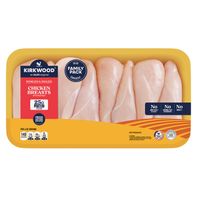 Boneless Skinless Chicken Breasts Family Pack, per lb