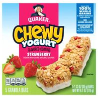 Quaker Chewy Yogurt Granola Bars, Strawberry - Pack