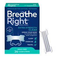 Breathe Right Extra Strength Clear Nasal Strips 26 ea