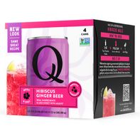 Q Mixers Hibiscus Ginger Beer, Premium Cocktail Mixer