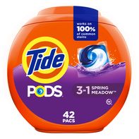 Tide PODS laundry detergent pacs 42 Count, Spring Meadow Scent