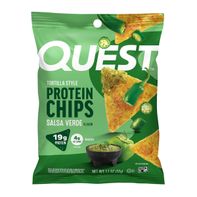 Quest Tortilla Style Salsa Verde Flavor Protein Chips
