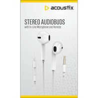 Acoustix™ Stereo Earbuds with Microphone & Remote