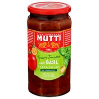 Mutti Rossoro Tomatoes And Basil No Added Sugar Pasta Sauce