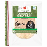 Applegate Oven Roasted Turkey Breast Sliced