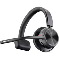 HP Poly Voyager Wireless Noise Cancelling Single Ear Headset With Mic - Black