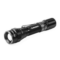 Husky 2000 Lumens Dual Power Led Rechargeable Focusing Flashlight
