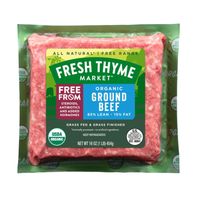 Fresh Thyme Market 85% Lean/15% Fat Organic Ground Beef