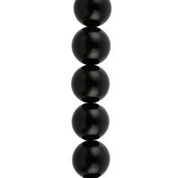 Bead Landing Jasper Round Beads - Black - 12mm