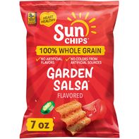 Sun Chips Flavored Whole Grain Snacks, Garden Salsa