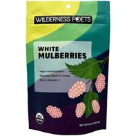 Wilderness Poets White Mulberries (morus Alba) Sundried White Mulberries Hand-picked In Turkey