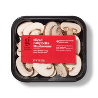 Good & Gather Baby Bella Sliced Mushrooms