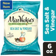Miss Vickie's Kettle Cooked Potato Chips Sea Salt & Vinegar Flavor