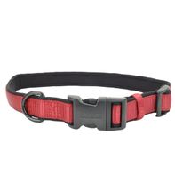 Coastal Pet Comfort Overlay Dog Collar, XS - Wine & Black