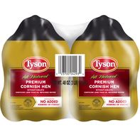 Tyson All Natural* Premium Cornish Hen (Twin Pack), 48 oz. (Frozen)