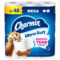 Charmin Toilet Paper Ultra Soft, Mega Rolls