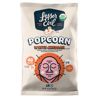 LesserEvil Organic Popcorn, White Cheddar