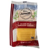 Sunnyside Farms Natural Mild Cheddar Cheese Slices
