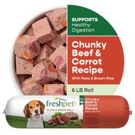 Freshpet Fresh Dog Food, Chunky Beef & Carrot Recipe Roll