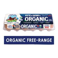 Pete & Gerry's Eggs, Organic, Brown, Free Range, Large