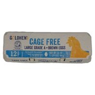 Goldhen Cage Free Large Brown Eggs - Grade A