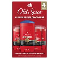 Old Spice Swagger Scent Boosted Aluminum Free Deodorant, 3 oz, 4-pack