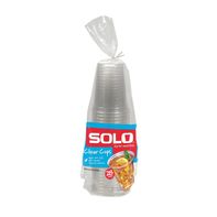 Solo Clear Plastic Cups