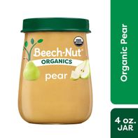 Beech-Nut Organics Stage 1 Organic Baby Food, Pear