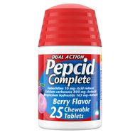 Pepcid Complete Acid Reducer + Antacid Chews, Berry Flavor