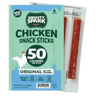 Mighty Spark Sea Salt & Pepper Chicken Snack Sticks