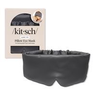 Kitsch Satin Pillow Sleeping Eye Mask - Charcoal