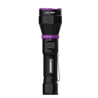 Husky 600 Lumens Dual Power Led Rechargeable Flashlight With Uv