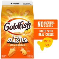 Goldfish Flavor Blasted Xtra Cheddar Cheese Crackers