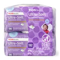 CVS Ultra-Soft Cleansing Wipes, Scented, 96 CT, 2 PK