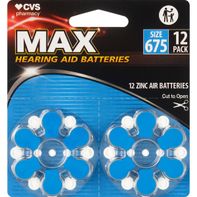 CVS Health Hearing Aid Batteries, Size 675