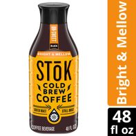 SToK Bright & Mellow Black Unsweetened Cold Brew Coffee Bottle