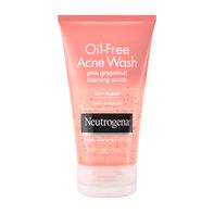 Neutrogena Oil Free Pink Grapefruit Acne Face Wash with Vitamin C 2% Salicylic Acid Acne Treatment