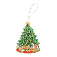 Caspari Oh Christmas Tree Gift Tags, 4 x 5-1/2 Inch - Green