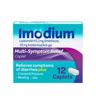 Imodium Multi-Symptom Relief Anti-Diarrheal Medicine Caplets
