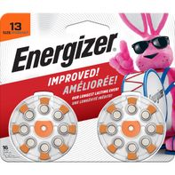 Energizer Batteries Size 13, Orange Tab