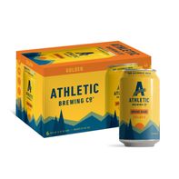 Athletic Brewing Co. Beer, Golden, Upside Dawn, 6 Pack