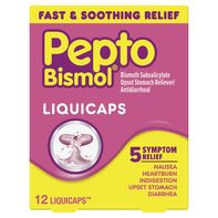Pepto-Bismol LiquiCaps, Fast Relief for Upset Stomach