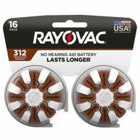 RAYOVAC Size 312 Hearing Aid Batteries