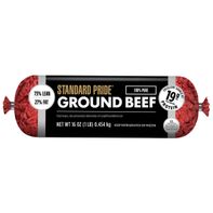 Standard Pride® 73% Lean / 27% Fat, Ground Beef Roll, 1 lb.