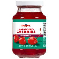Meijer Red Maraschino Cherries With Stem