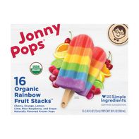 Jonnypops Rainbow Fruit Organic Stacks Pops