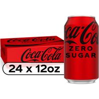 Coca Cola Zero Sugar Soda Cans